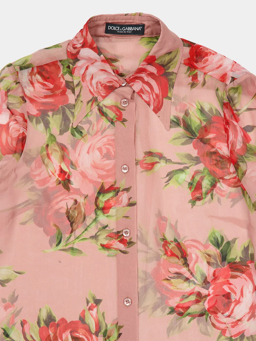 Rose Bouquet Silk Shirt - Image 3