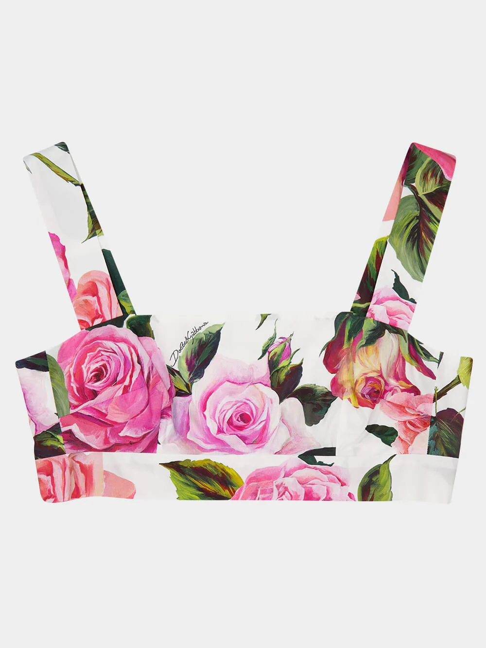 Rose-Print Bralette Top - Image 3