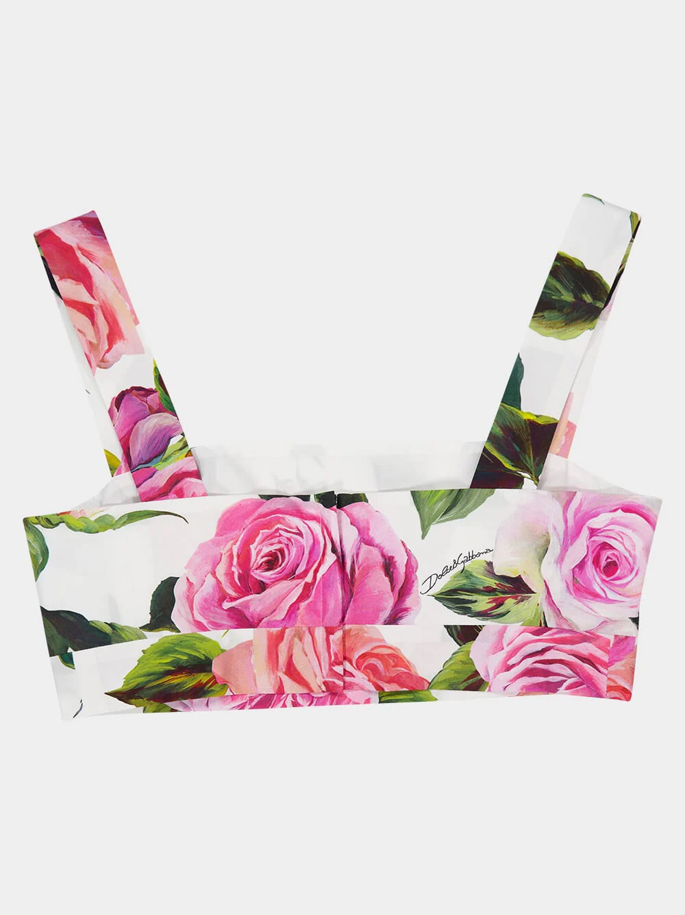 Rose-Print Bralette Top - Image 4