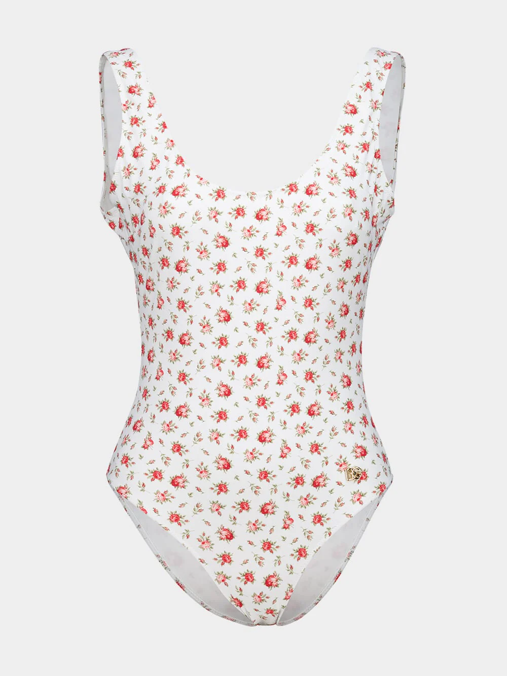 Rose Print One-Piece Swimsuit