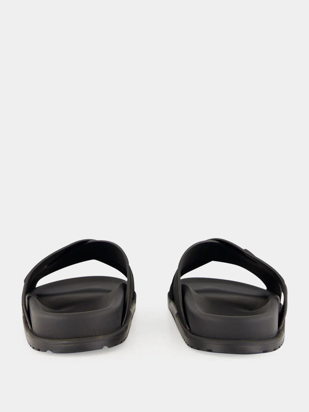 Black Split Leather Sandals - Image 5