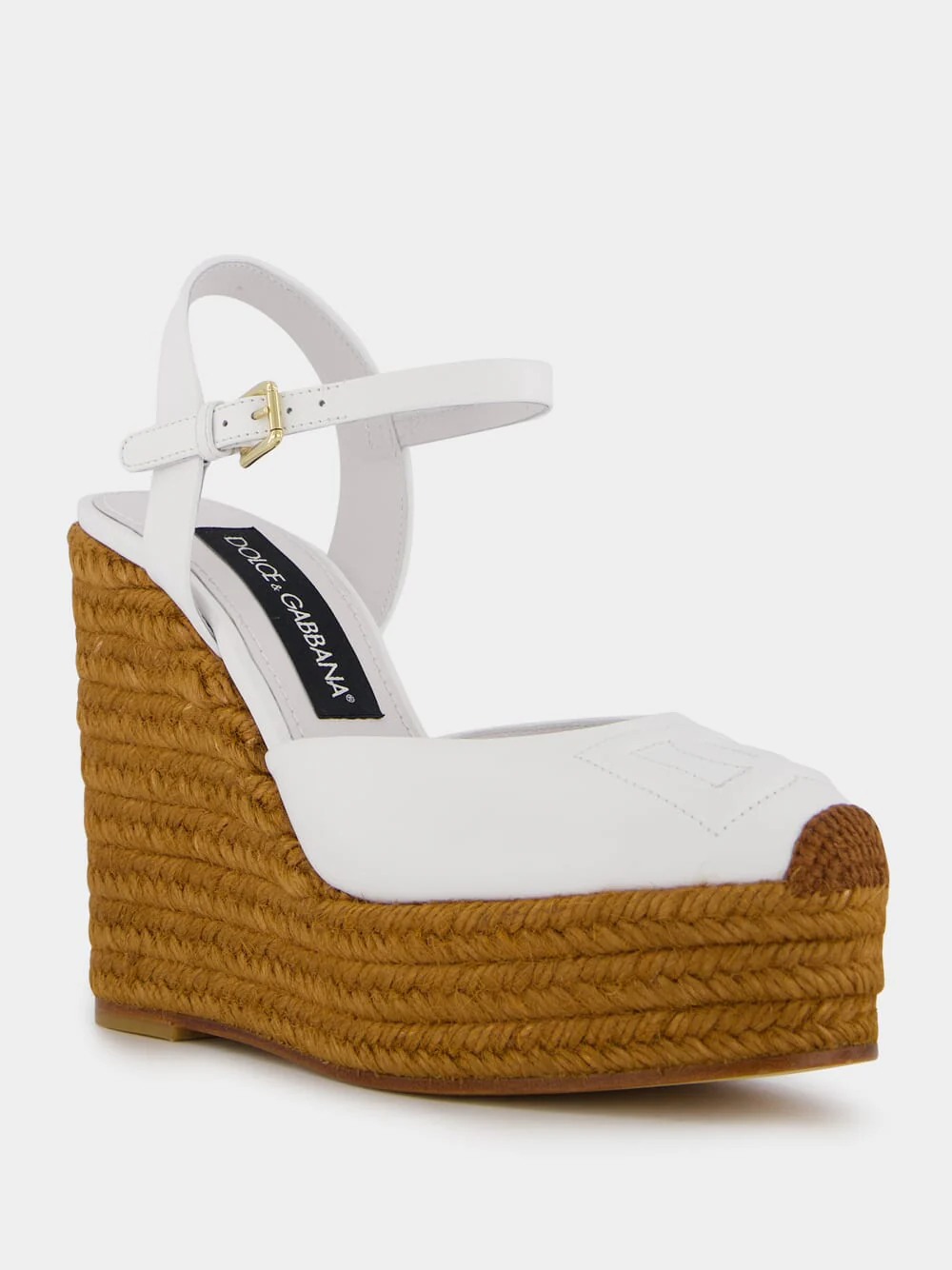 Logo White Espadrilles Wedges - Image 2