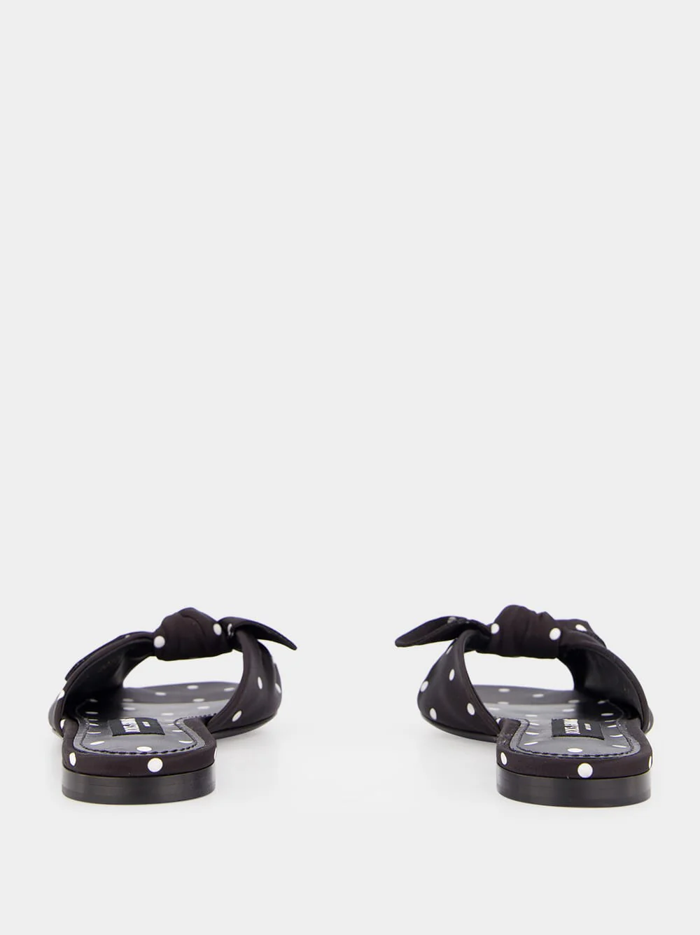 Polka-Dot Printed Satin Sliders - Image 4