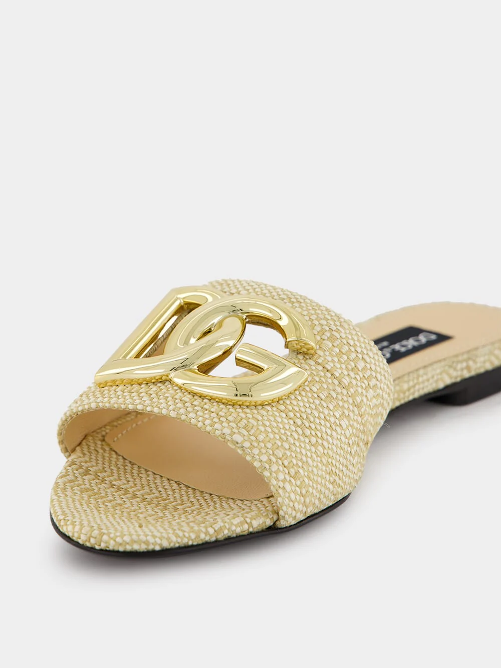 Raffia Logo Flat Mules - Image 6