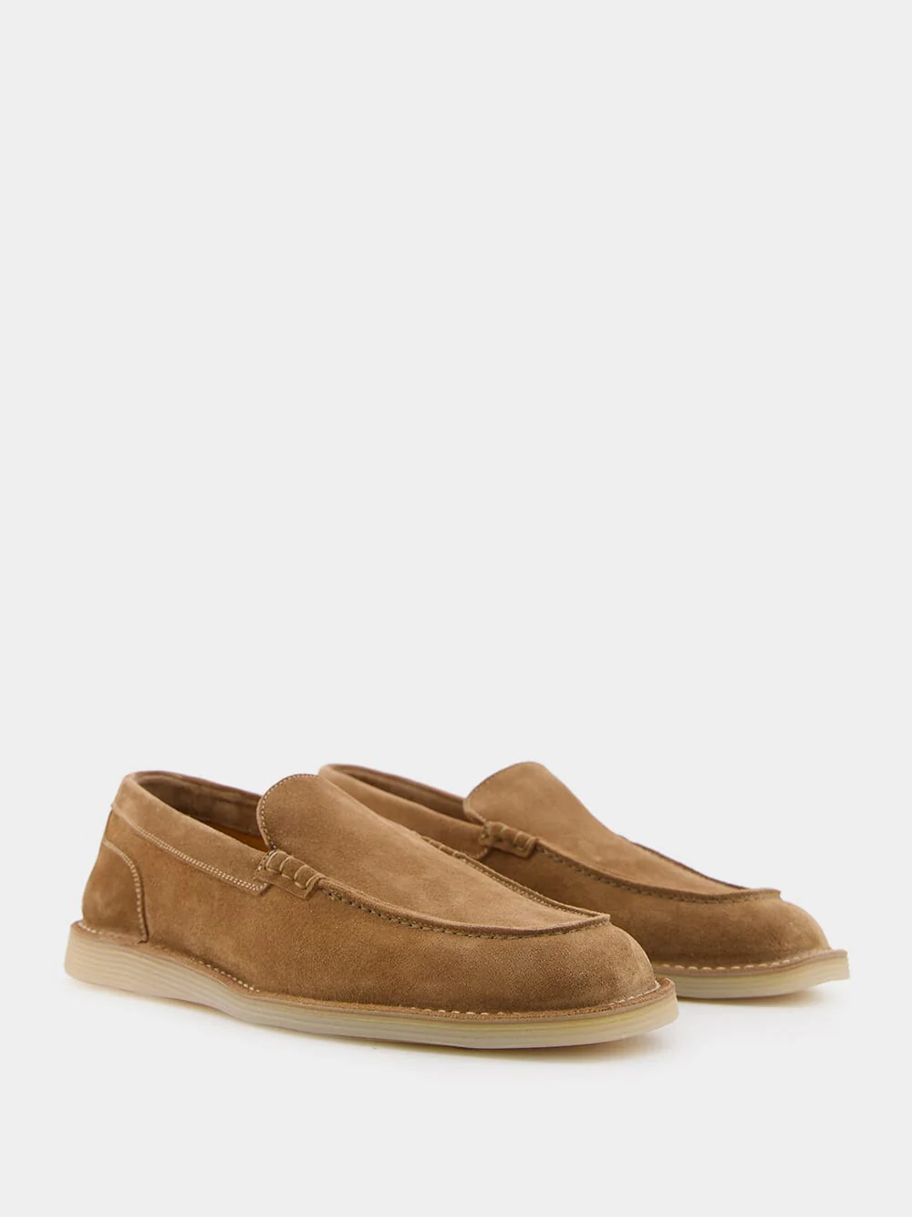 Suede Loafers with DG Logo - Image 3