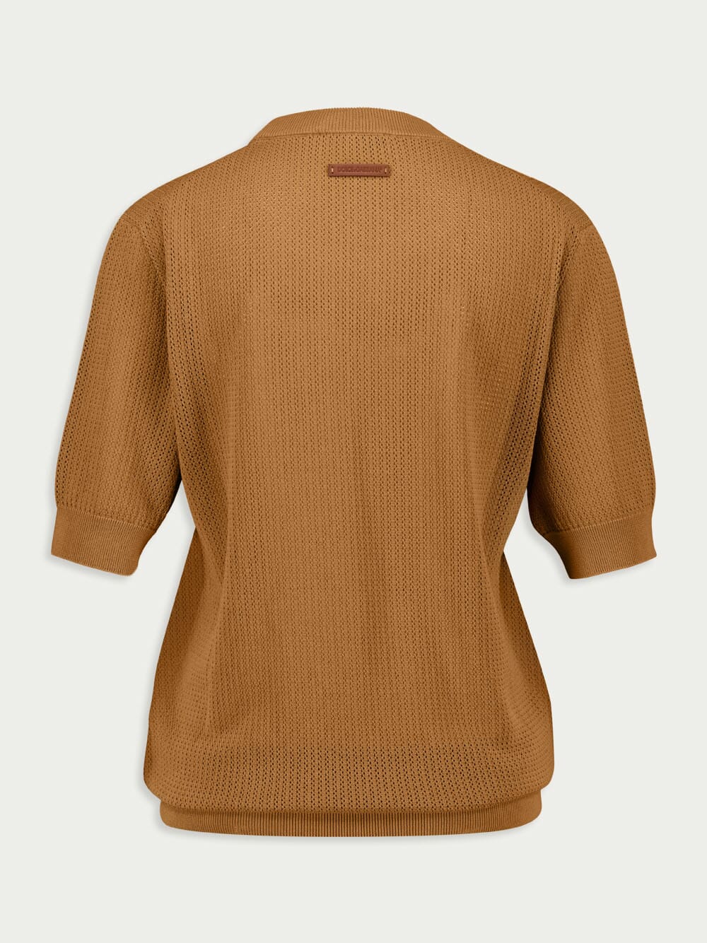 Short-Sleeve Knitted T-Shirt - Image 3