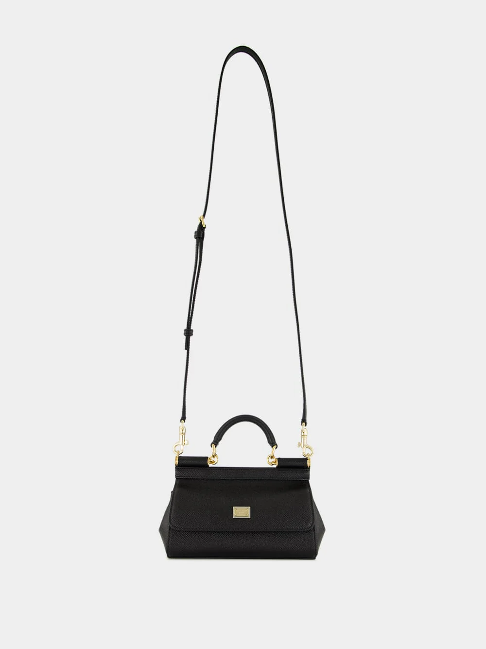 Small Sicily Black Calfskin Bag - Image 2
