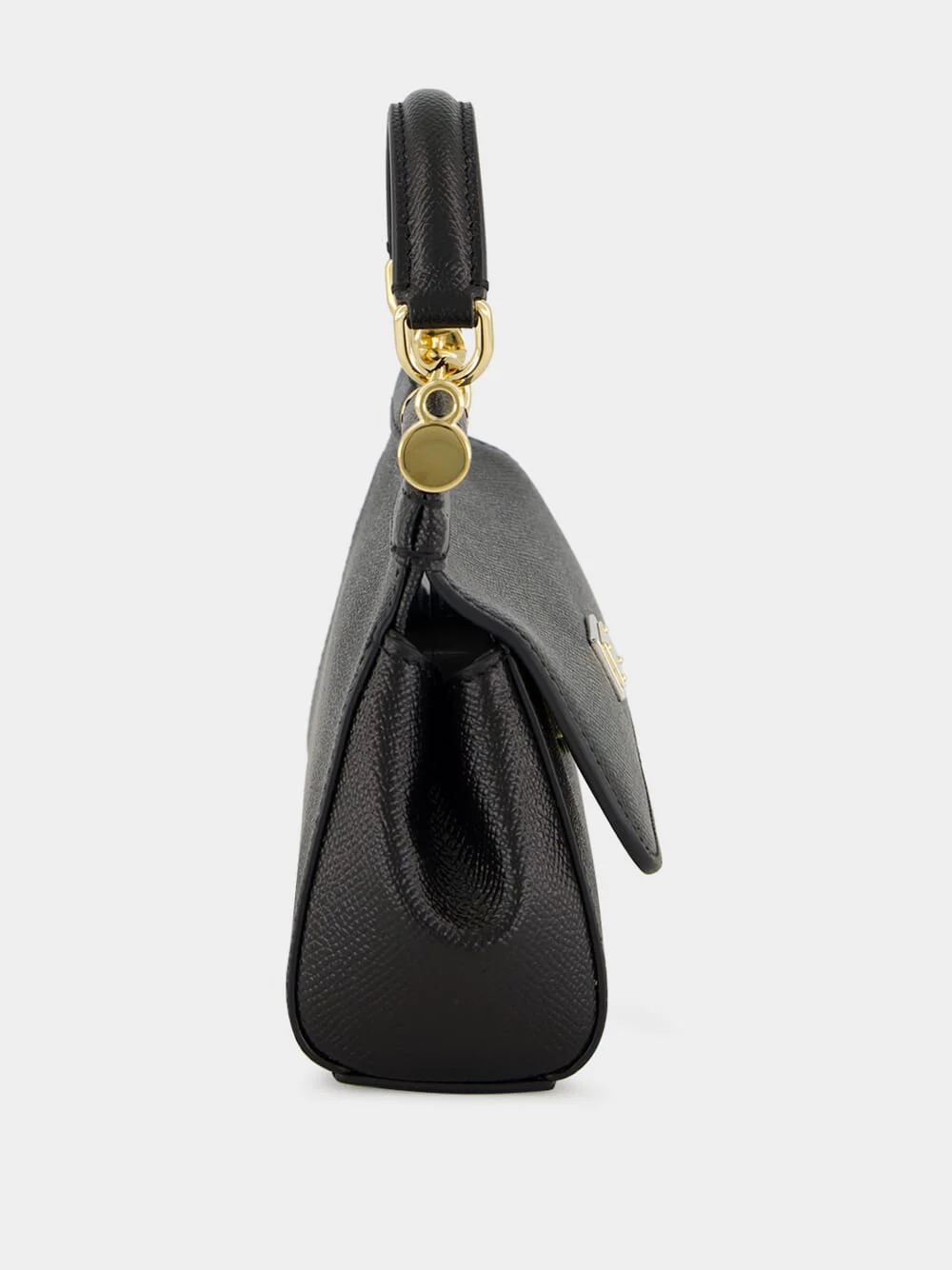 Small Sicily Black Calfskin Bag - Image 4