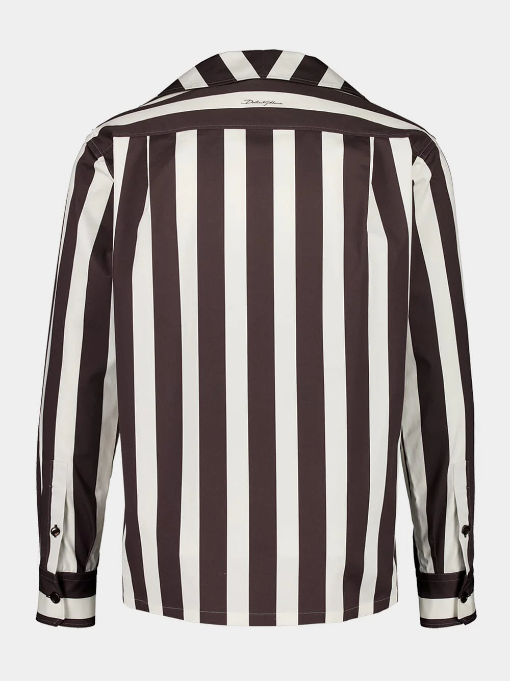 Striped Cotton Drill Shirt - Image 3