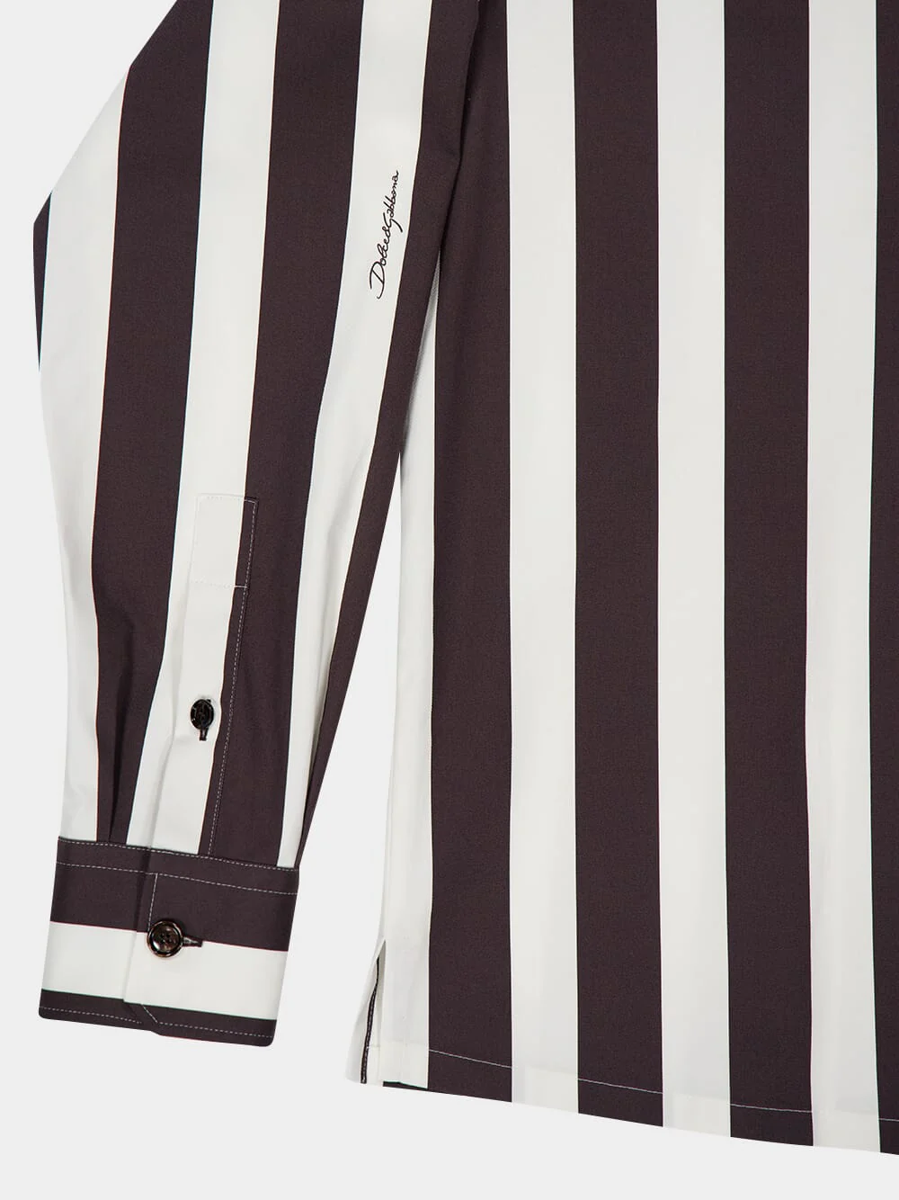 Striped Cotton Drill Shirt - Image 5
