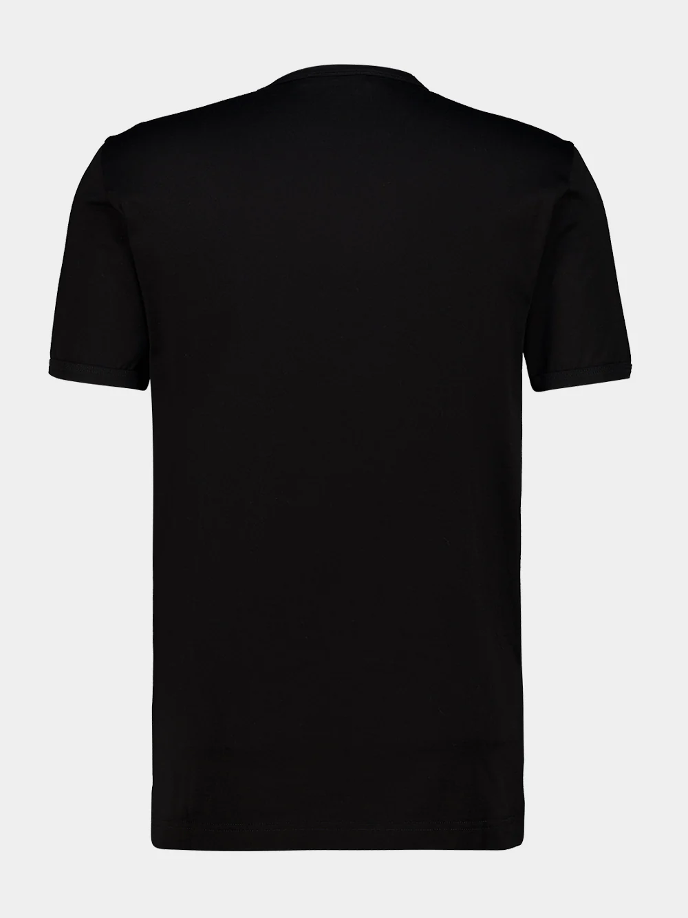 Black Cotton Logo Plate T-Shirt - Image 3