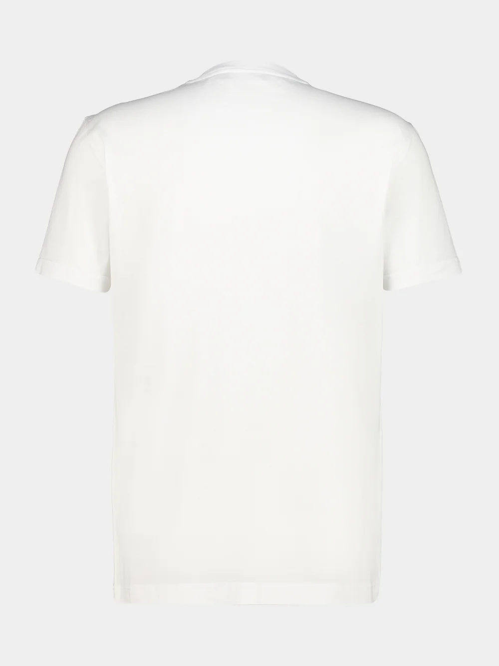 White Cotton Logo Pocket T-Shirt - Image 3