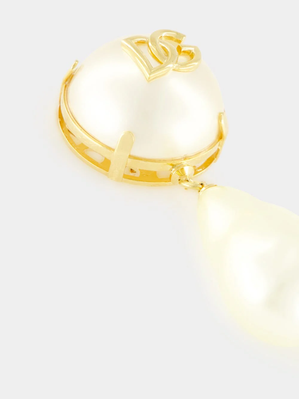 Teardrop Earrings with DG Logo - Image 4