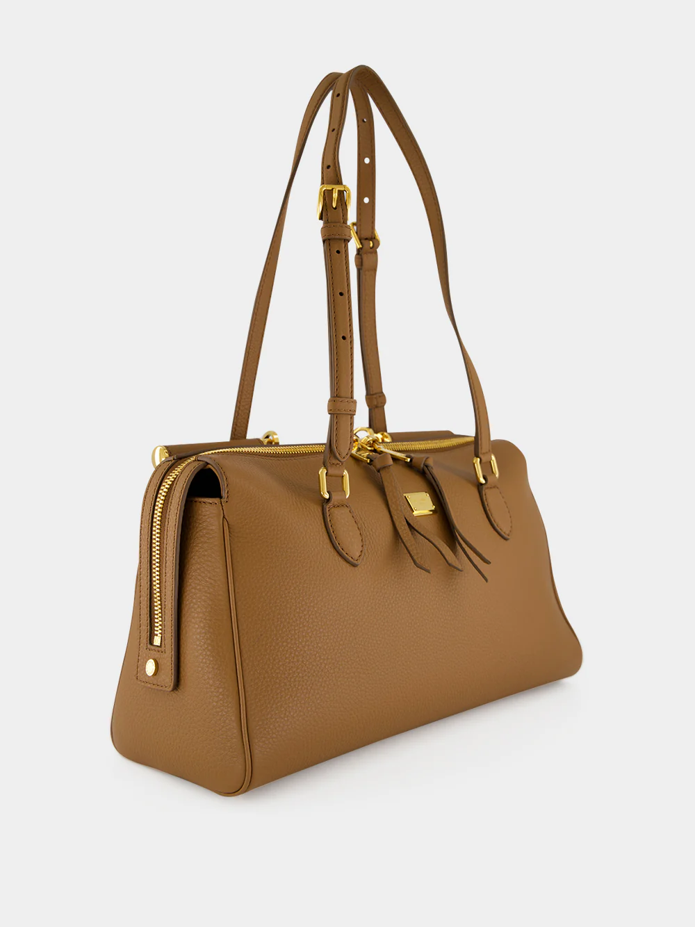 Brown Vittoria Calfskin Handbag - Image 2