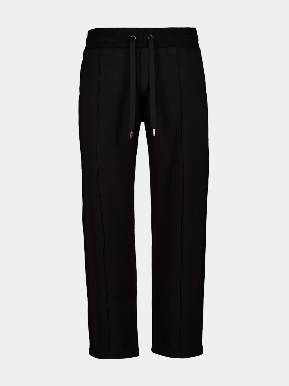 Black Loose Fit Cotton Trousers