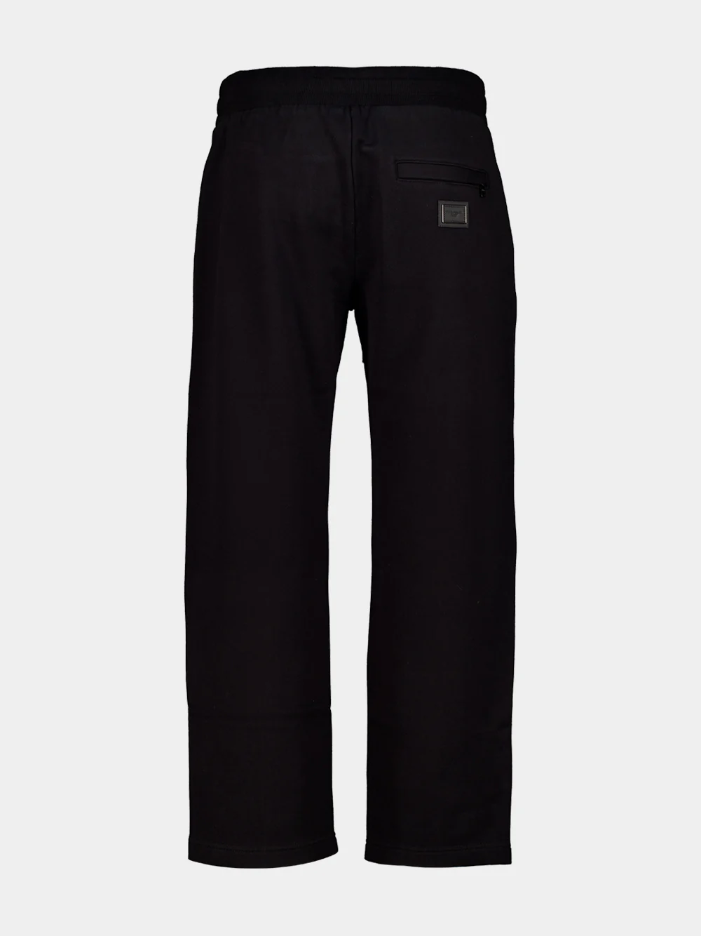 Black Loose Fit Cotton Trousers - Image 2
