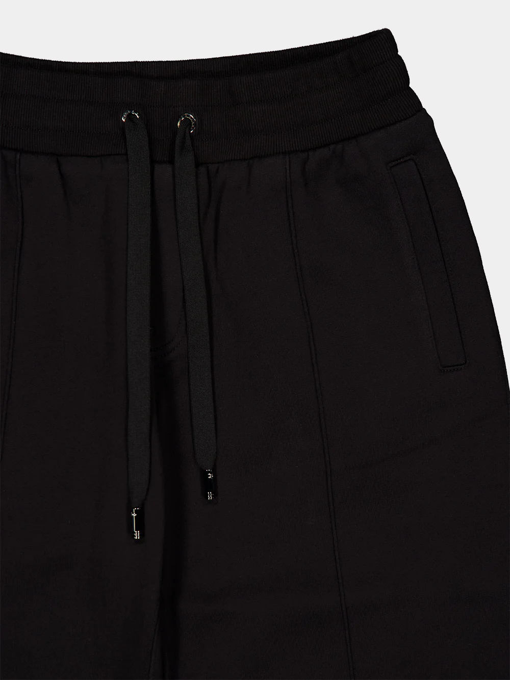 Black Loose Fit Cotton Trousers - Image 3