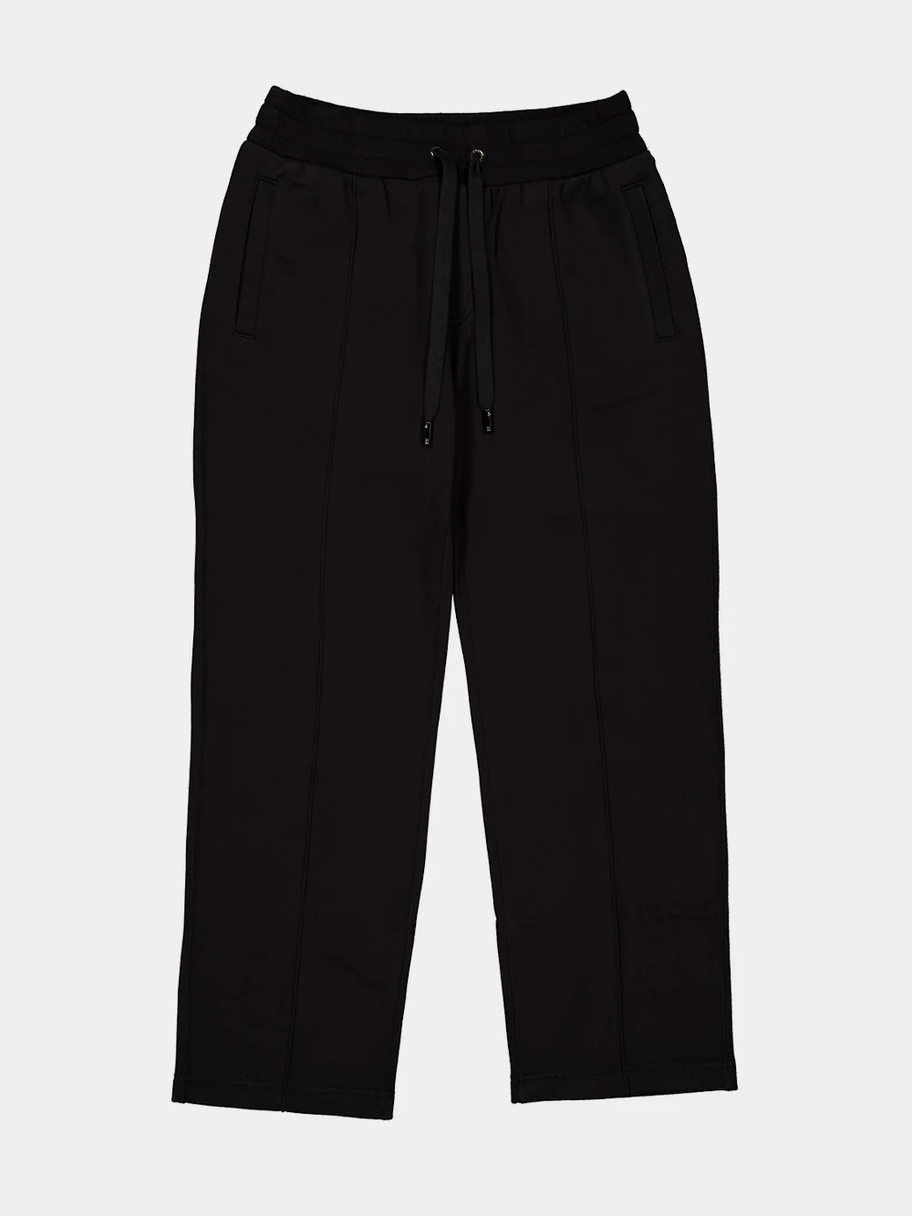 Black Loose Fit Cotton Trousers - Image 5