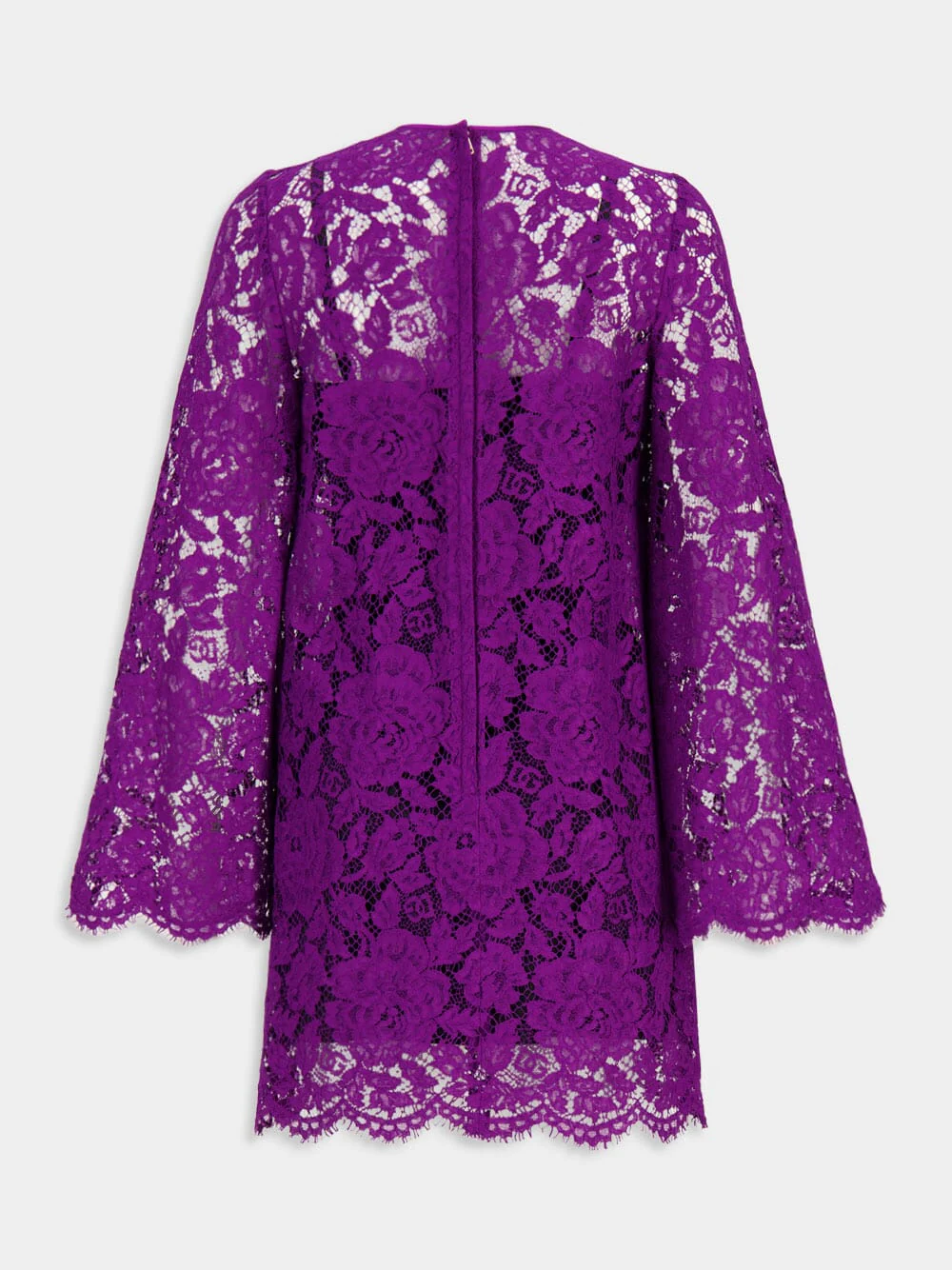 Violet Cordonetto Lace Short Dress - Image 4