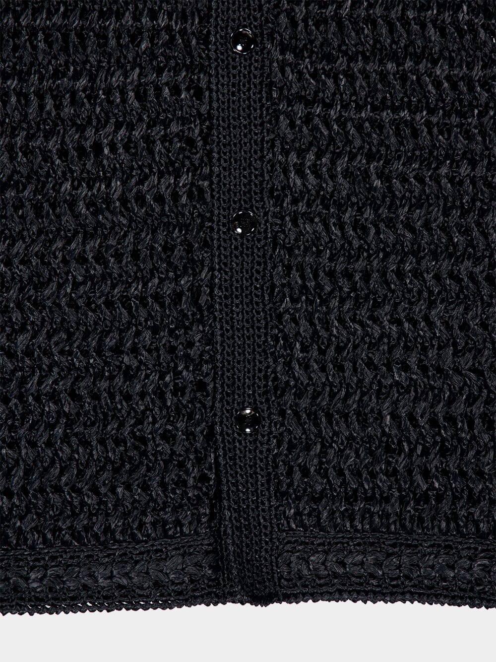 Viscose Raffia Crochet Shirt - Image 6