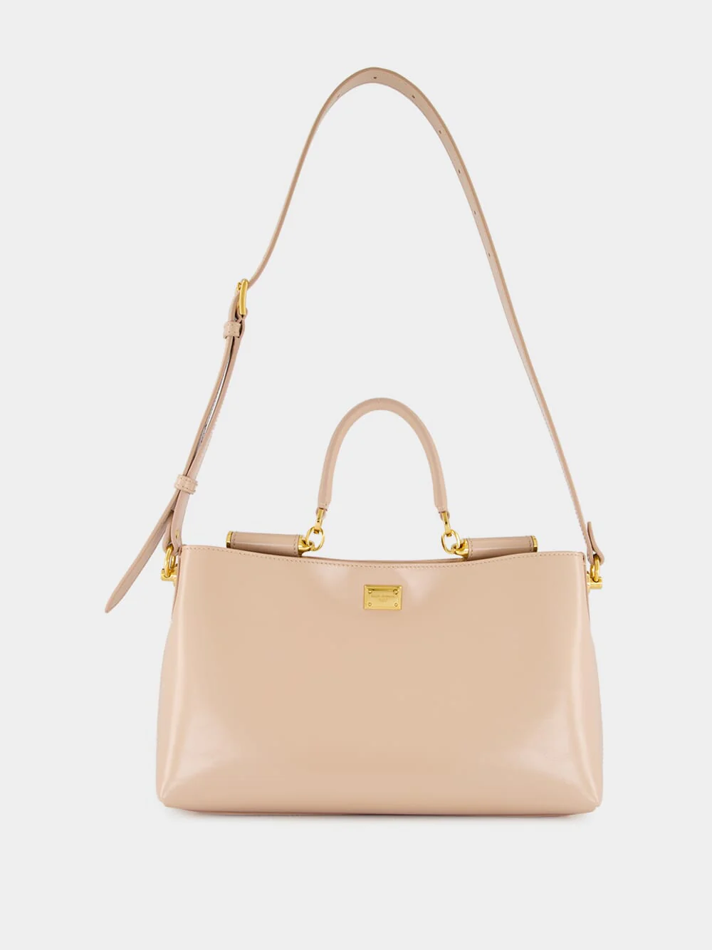 Vittoria Handbag in Nude Pink Calfskin - Image 2