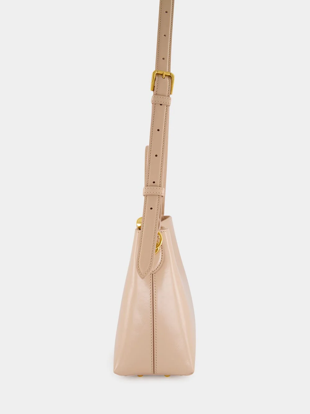 Vittoria Handbag in Nude Pink Calfskin - Image 4