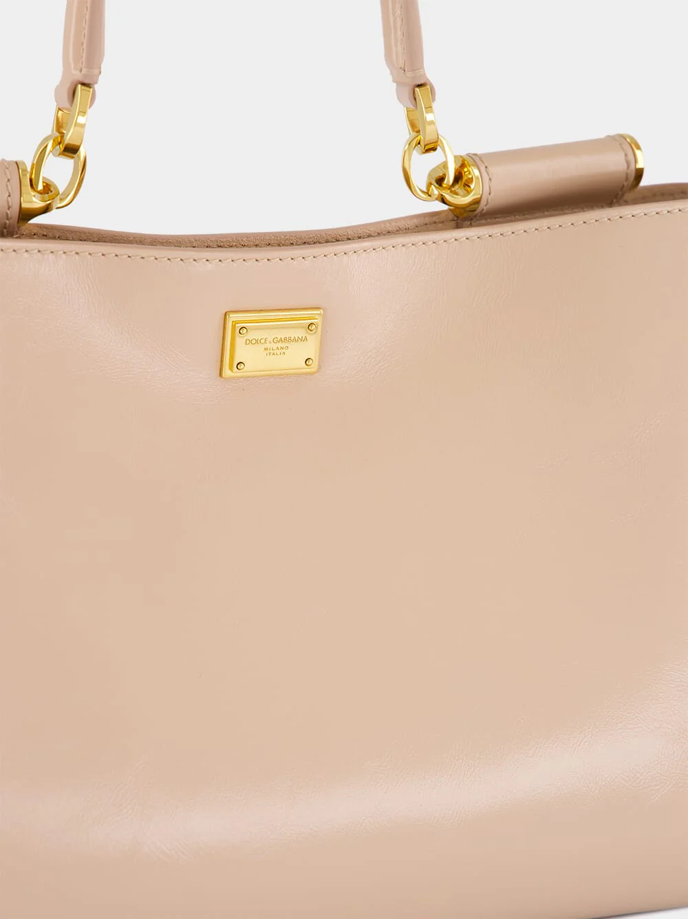 Vittoria Handbag in Nude Pink Calfskin - Image 7