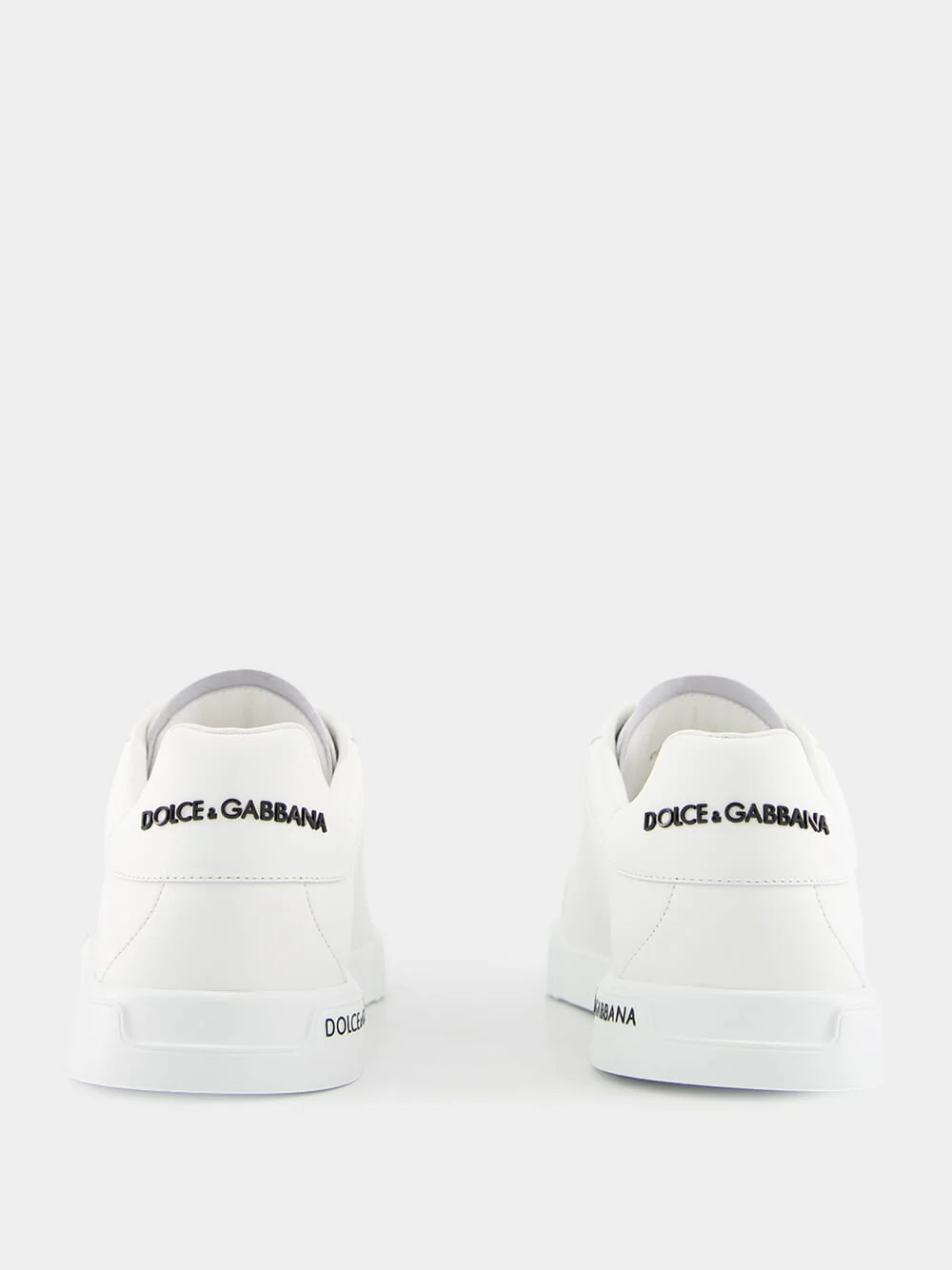 White Calfskin Nappa Portofino Sneakers - Image 5