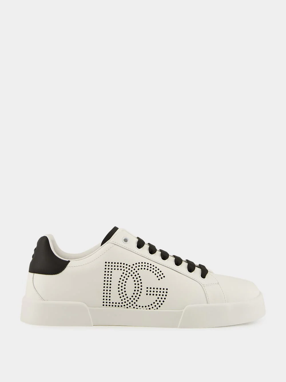 White Calfskin Portofino Sneakers