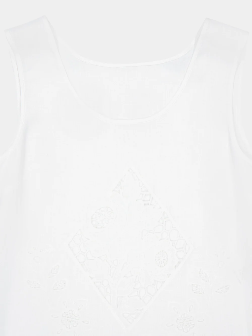 White Embroidered Top - Image 3