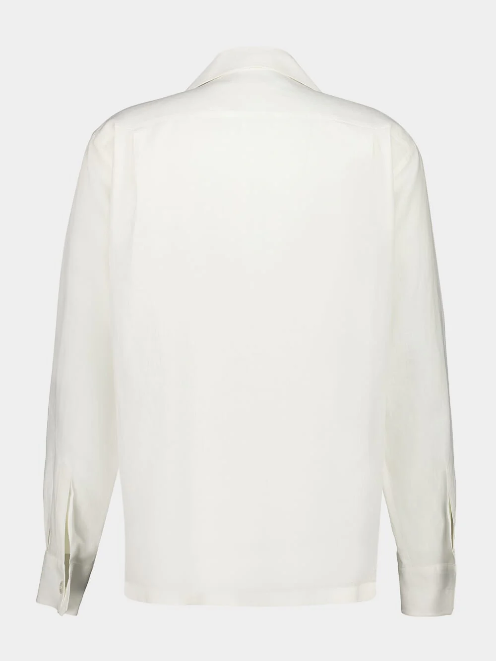 White Hawaii Linen Canvas Shirt - Image 2