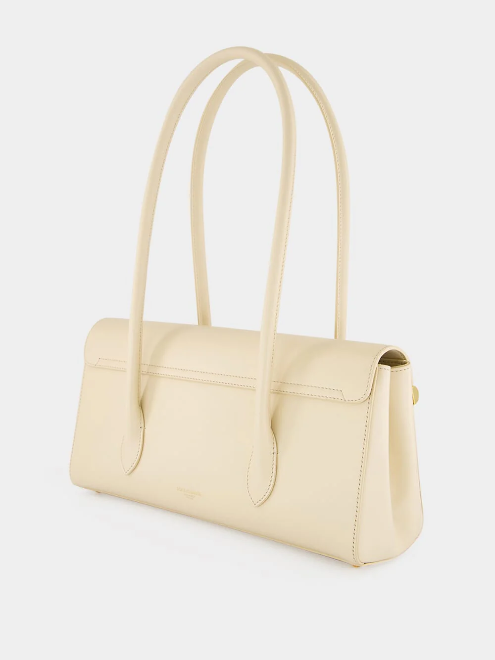 White Marlene Palmellato Leather Handbag - Image 5