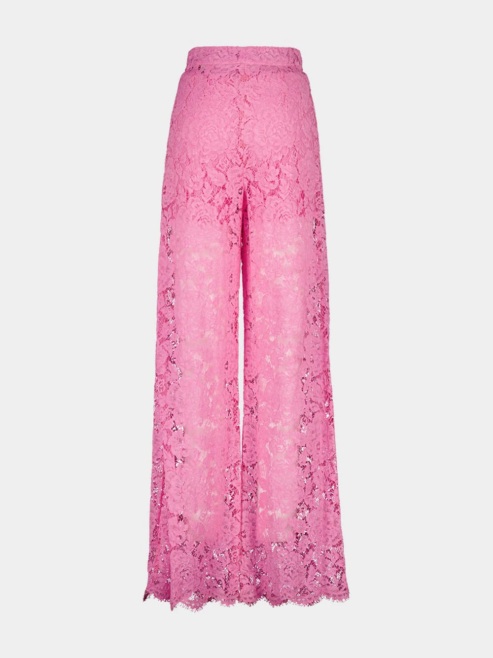 Wide-Leg Lace Trousers - Image 2