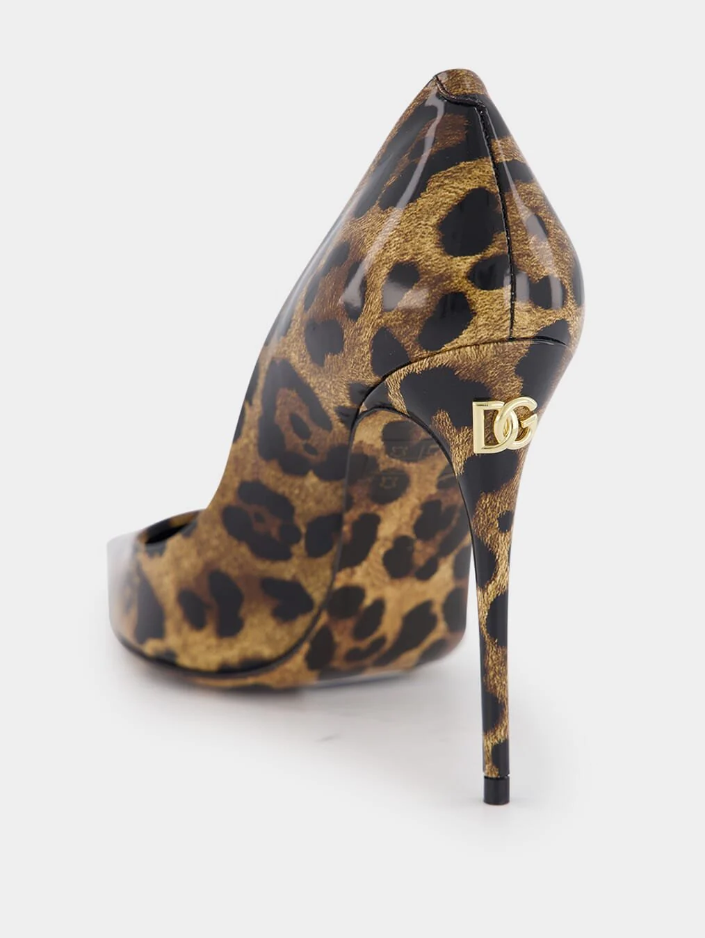 X Kim 110mm Leopard-Print Leather Pumps - Image 6