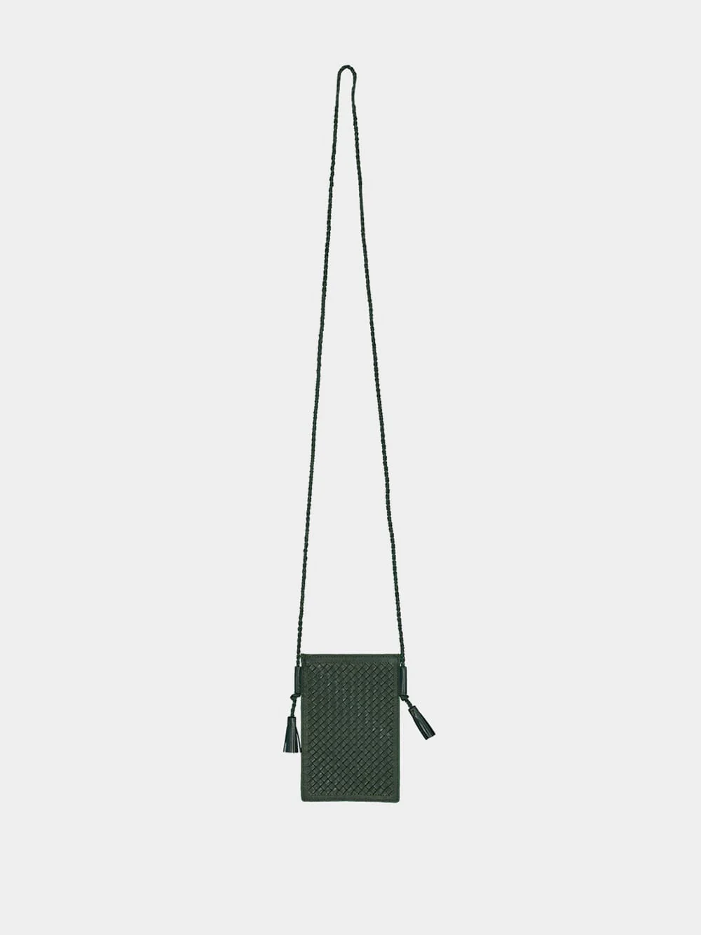Green Pic Pocket Leather Bag - Image 2
