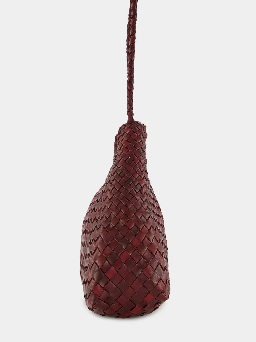 Bordo Santa Rosa Woven Leather Crossbody Bag - Image 3