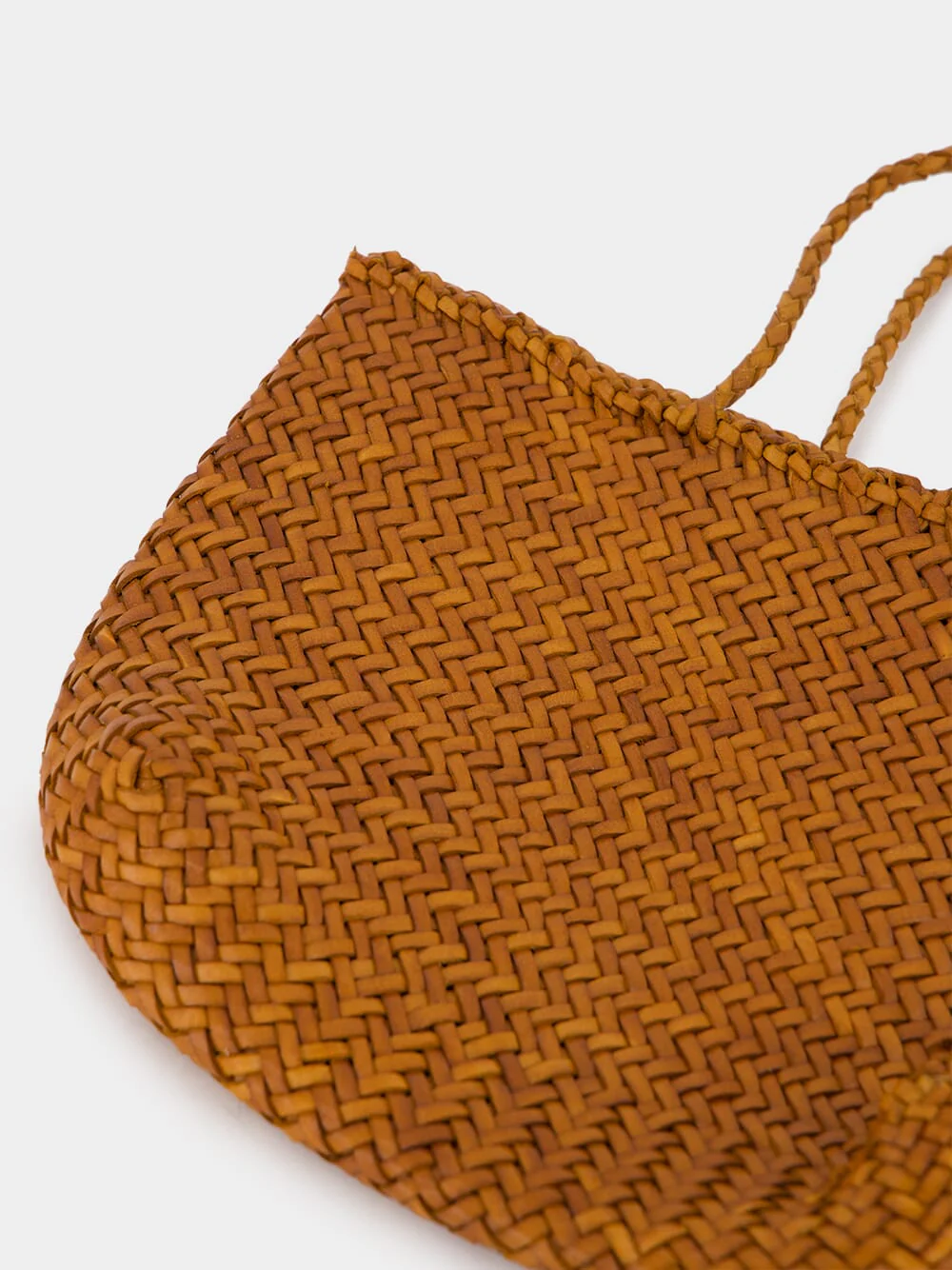 Camel Mini Grace Basket Shoulder Bag - Image 6