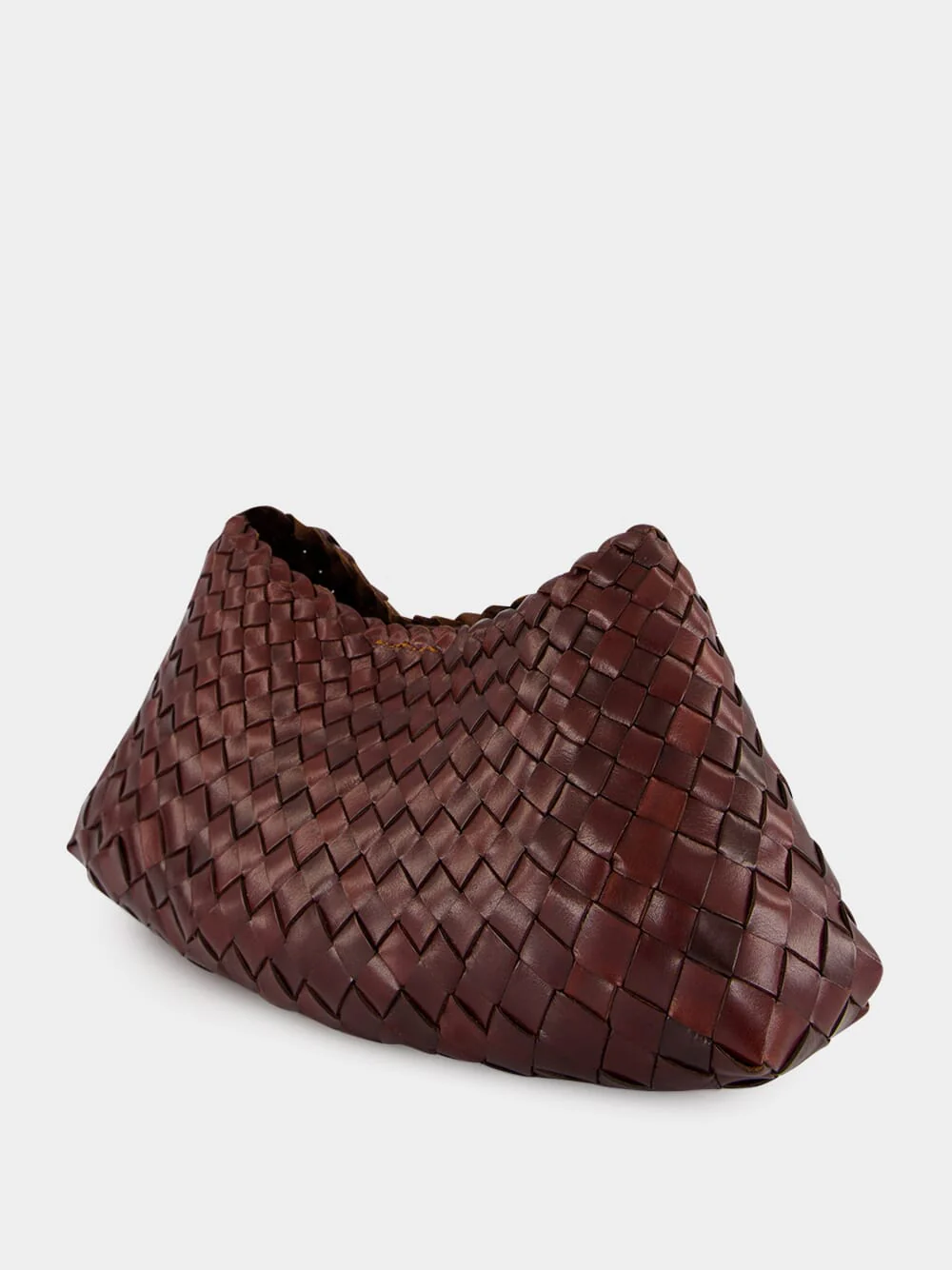 Comporta Bruciato Woven Leather Clutch - Image 5