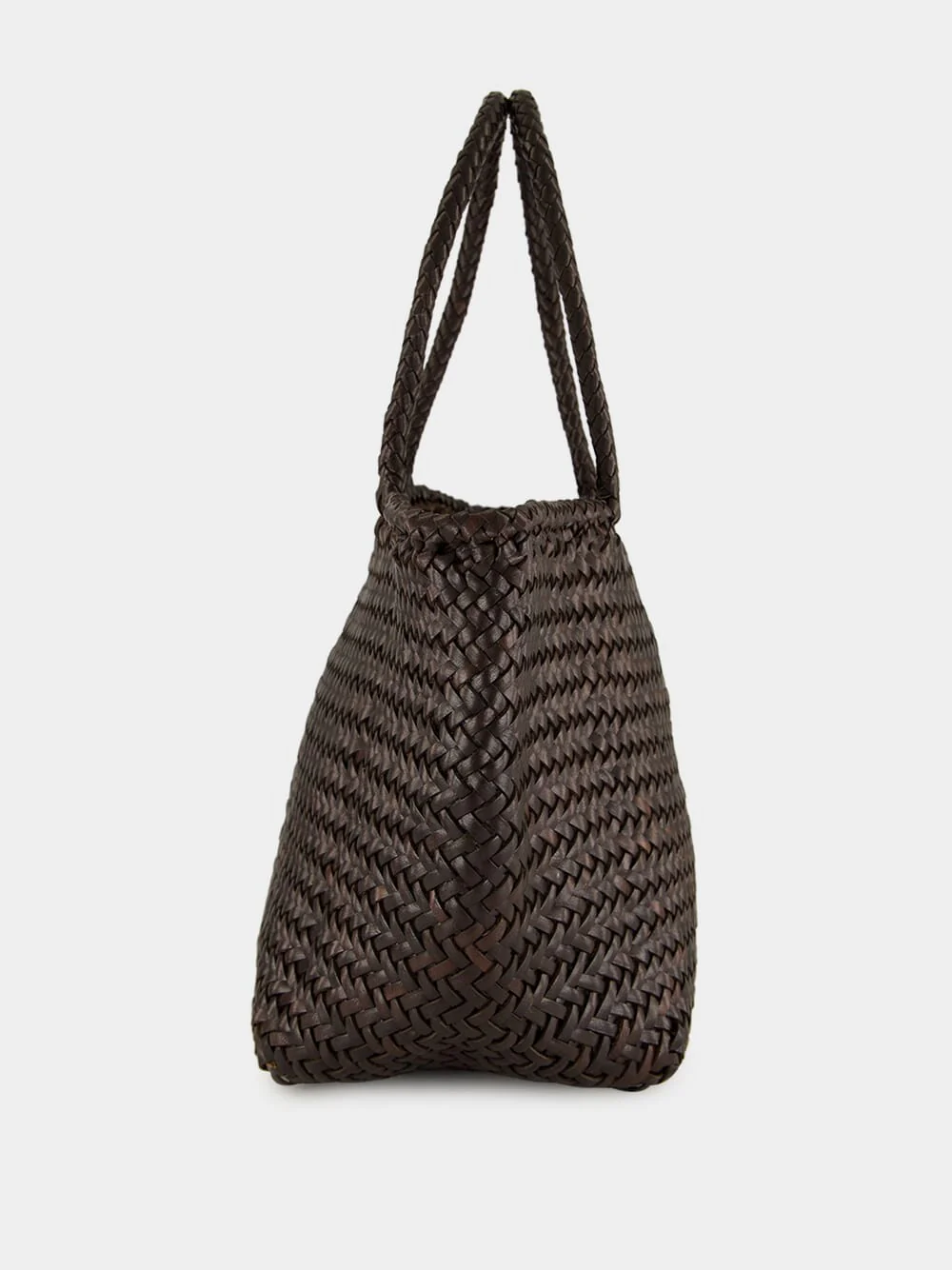 Grace Basket Small in Dark Brown - Image 3