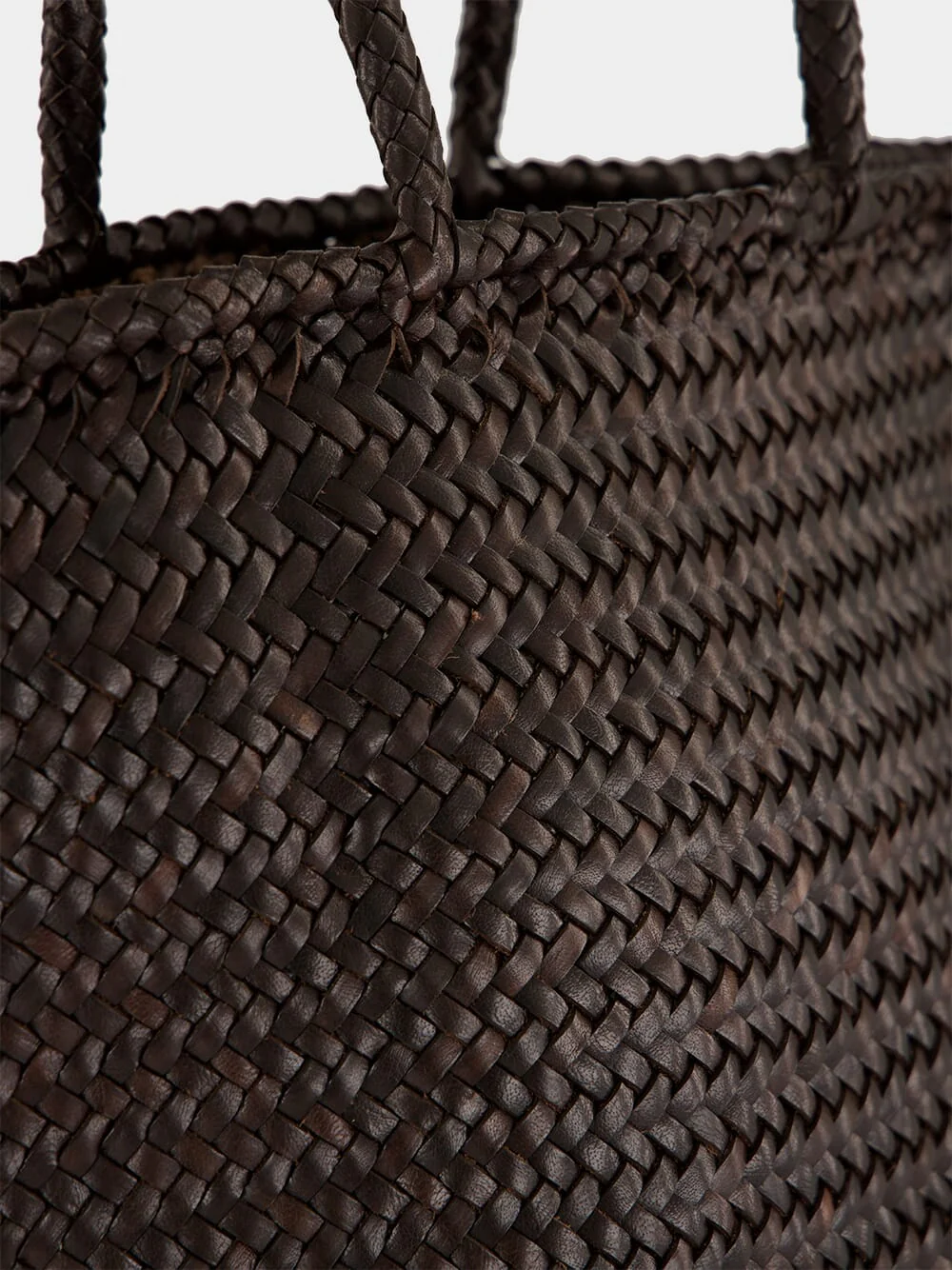 Grace Basket Small in Dark Brown - Image 6