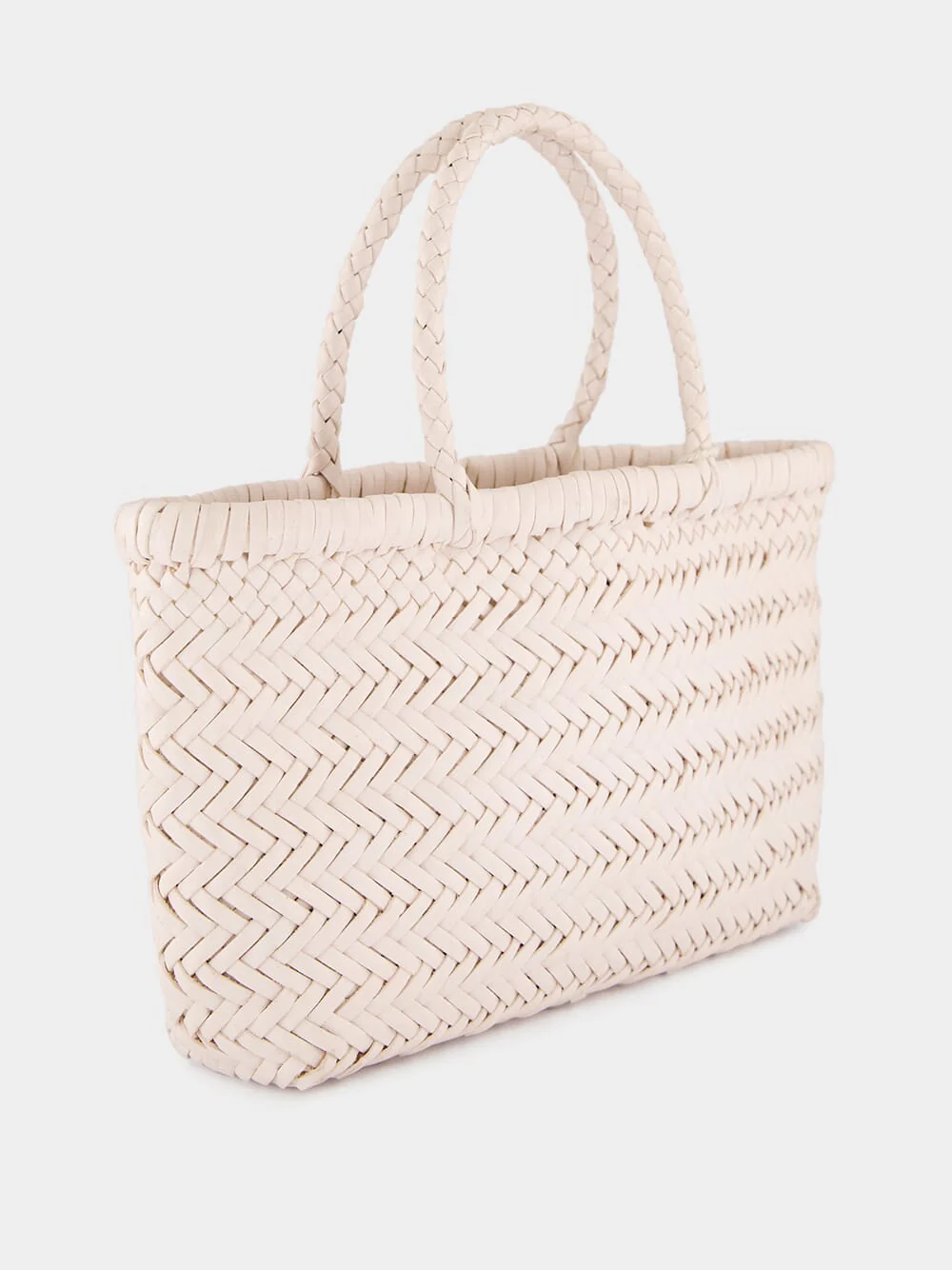 Mini Flat Gora Sand Woven Bag - Image 2