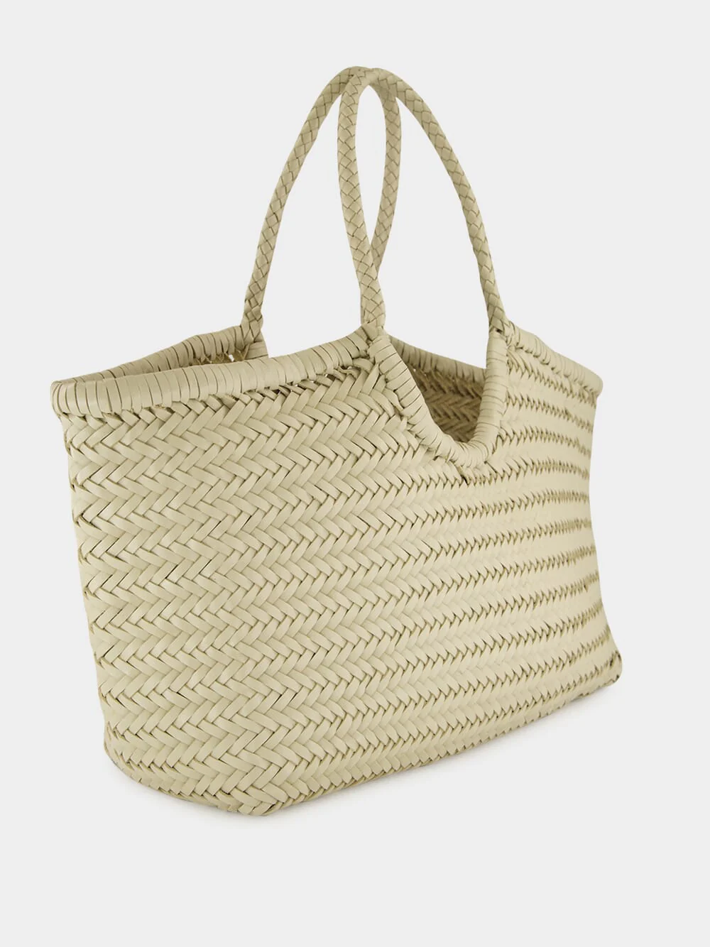 Nantucket Big Basket Bag in Pearl - Image 2