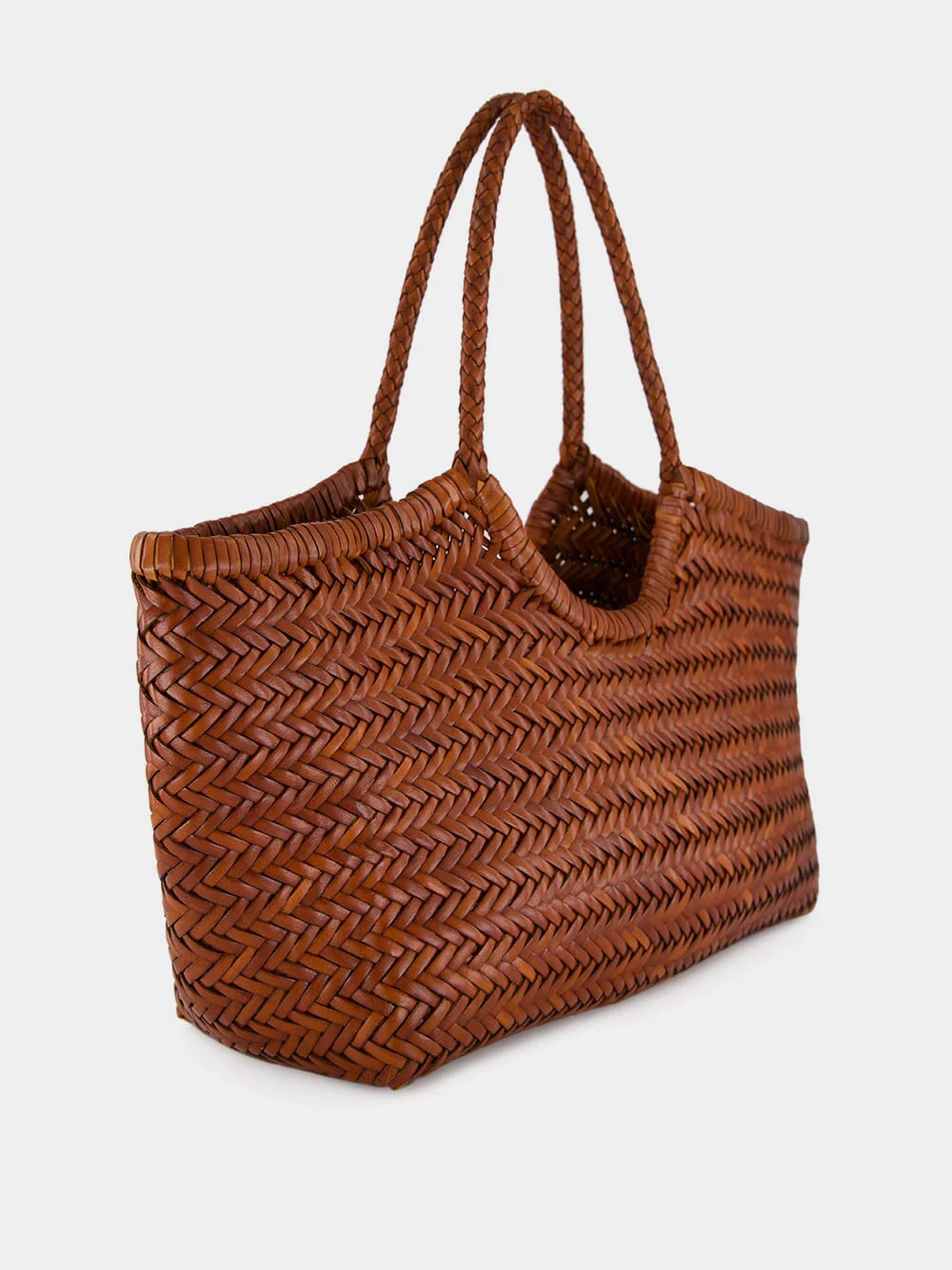 Nantucket Big Tan Woven Tote - Image 2