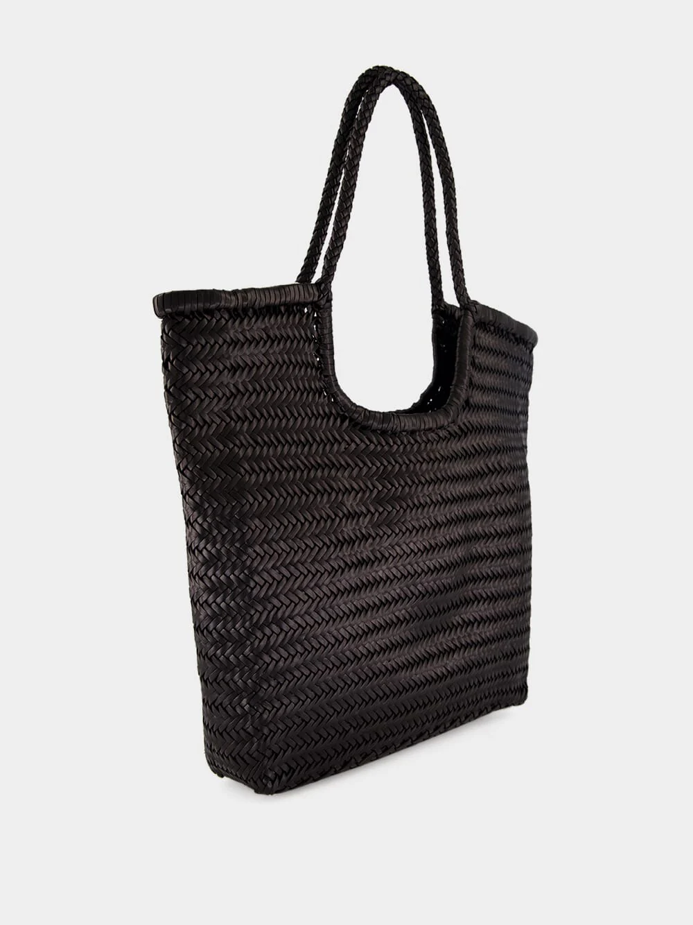 NS Diagonal Triple Jump Bag in Black - Image 2
