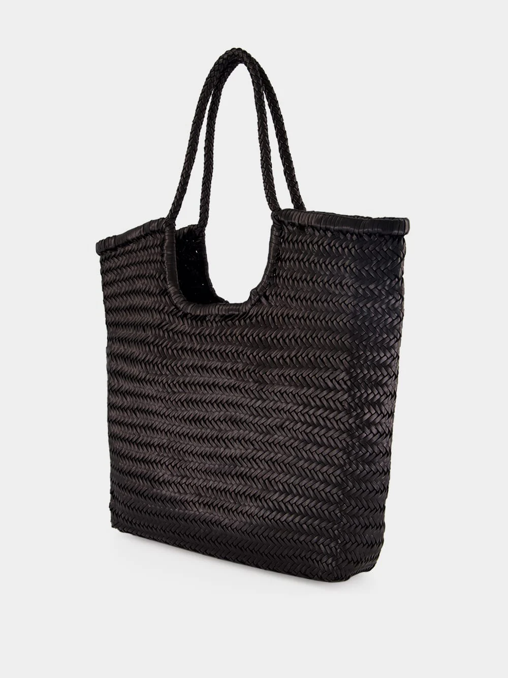 NS Diagonal Triple Jump Bag in Black - Image 4
