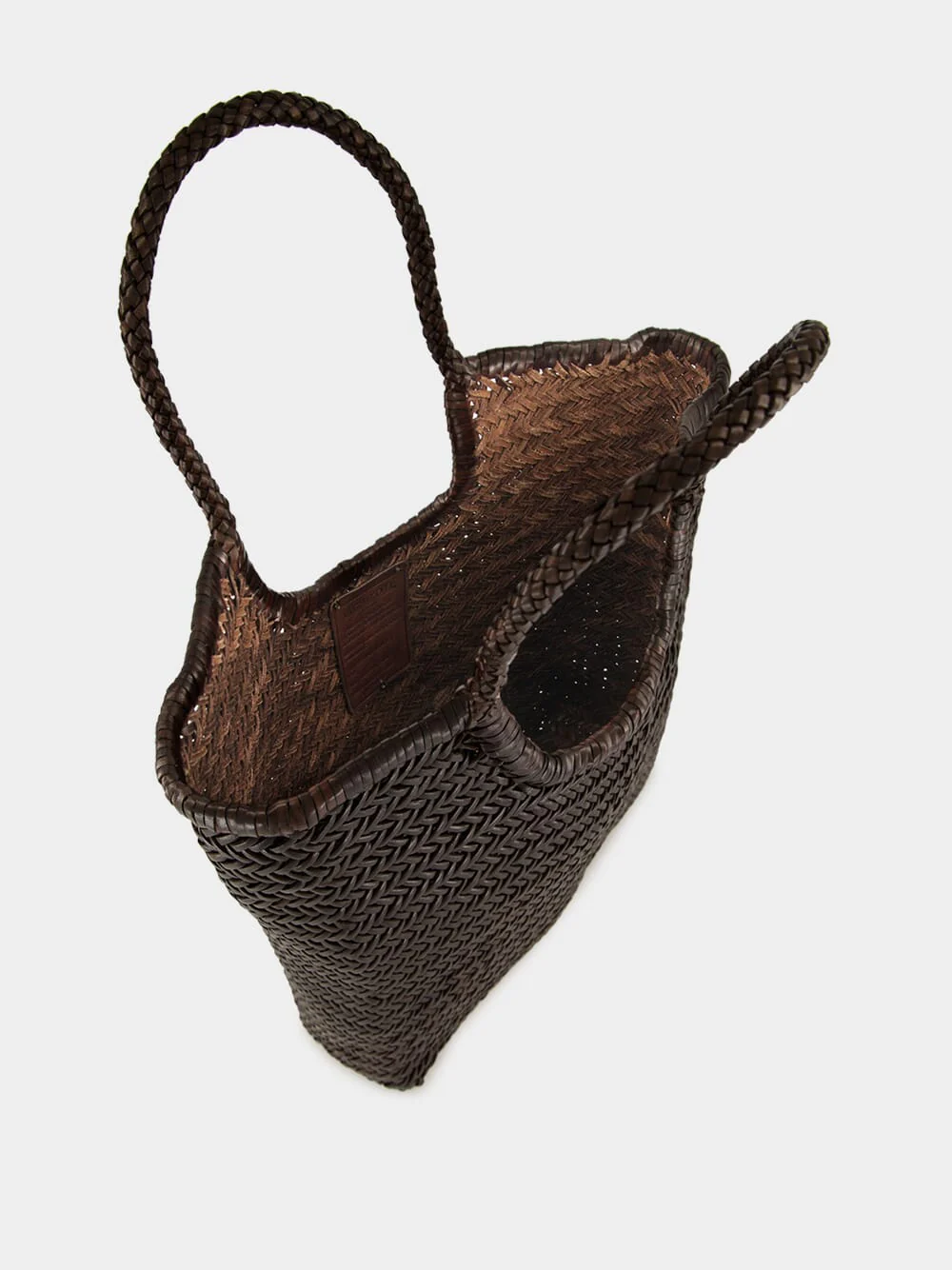 NS Diagonal Triple Jump Bag in Dark Brown - Image 6
