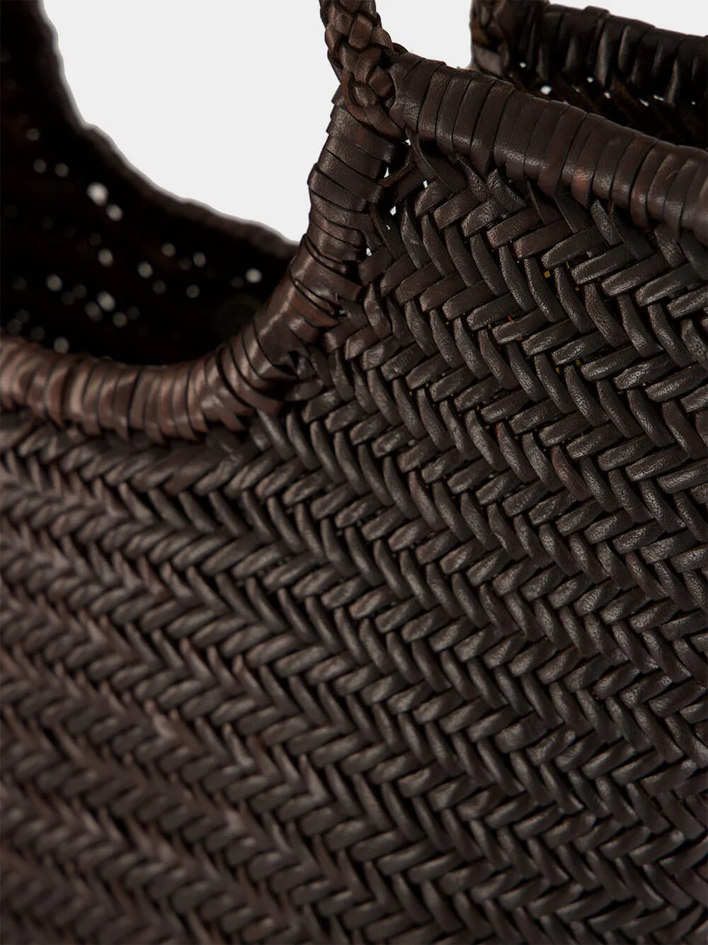 NS Diagonal Triple Jump Bag in Dark Brown - Image 7