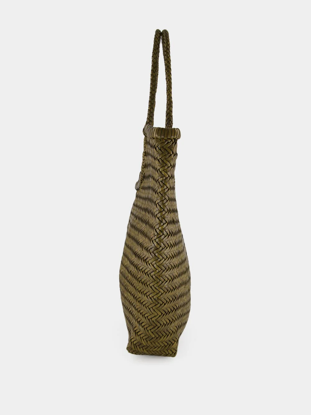 NS Diagonal Triple Jump Bag in Khaki - Image 3