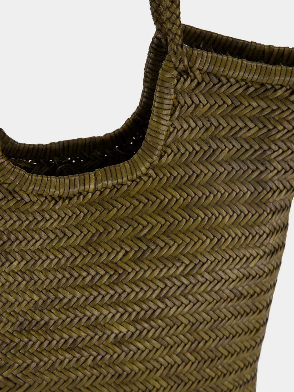 NS Diagonal Triple Jump Bag in Khaki - Image 6