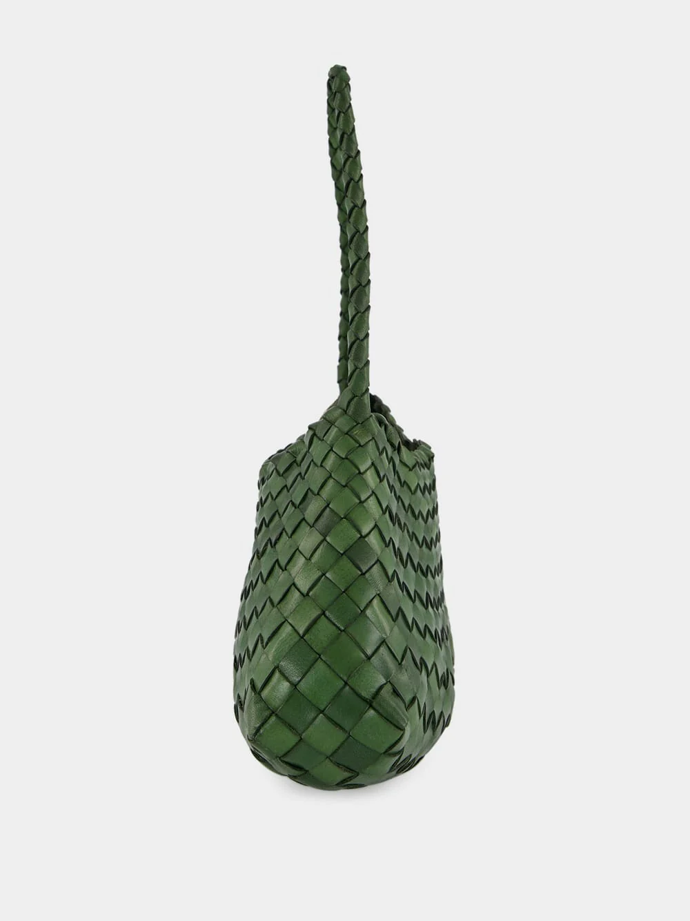 Rosanna Leaf Green Woven Bag - Image 3